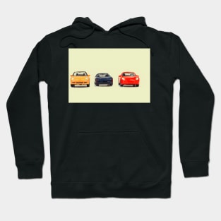 Colorful cars Hoodie